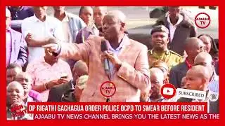 TUMECHOKA NA WEWE!!!ANGRY DP GACHAGUA WARN HECKLER IN LAIKIPIA AFTER ERUPTED HIS RALLY