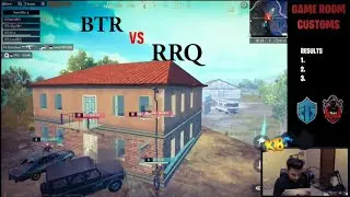 BTR vs RRQ | Indian Pros Vs Indo Pros | Game Room Customs