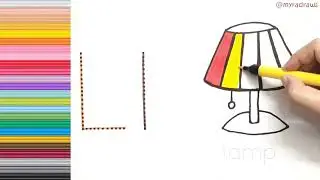 L is for Lamp 💡 | Learn English Alphabet  | Letter L Tracing & Sound | Learn Colors | ABCD Song
