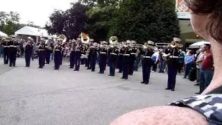 USA Marine band from Hawaii at the Pacific National Exhibition PNE
