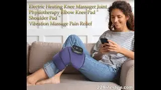 LS132 Electric Heating Knee Massager Joint Physiotherapy Elbow Knee Pad Shoulder Pad Vibration Massa