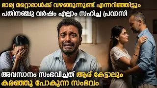 ഭാര്യ മറ്റൊരാൾക്ക് വഴങ്ങുന്നുണ്ട് എന്നറിഞ്ഞിട്ടും പതിനഞ്ചു വർഷം എല്ലാം സഹിച്ച പ്രവാസി | life story