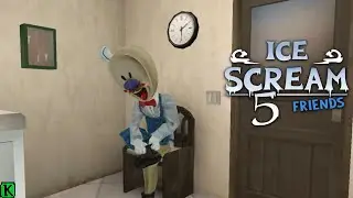 Ice Scream 5 Full Gameplay in Ghost Mode | Ice Scream 5 Friends Ghost Mode Gameplay Walkthrough