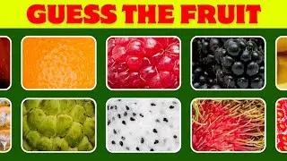 Guess the Fruit 🍎 | Zoomed Image Fruit Quiz Challenge @puzzlingpawzz