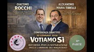 Il magistrato Giacomo Rocchi e l'avv. Alexandro Maria Tirelli dibattono del referendum - 2a parte