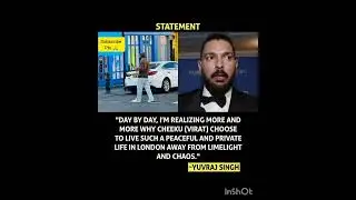Yuvraj On Kohli Shifting To London #cricket #shorts #trending #viral #lucky mufeed