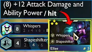 3 star Elise with 8 whispers buff is OP⭐⭐⭐|TFT set 7| DTCL M&ugrave;a 7 | reroll TFT