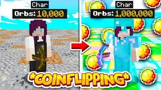COINFLIPPING my way to 1 MILLION ORBS! | OP Prisons #11 (Minecraft PRISONS)