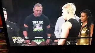 Cody vs Nick Aldis NWA 70 intros