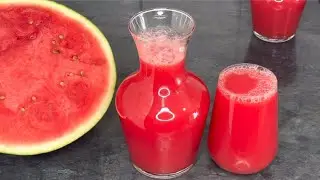 How to Make Watermelon Juice without a Juicier! 