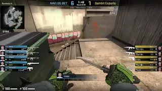 CS:GO - S1MPLE VS GAMBIT