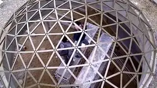 Aluminum dome frame installing - VikingDome