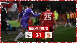 Extended Highlights: Crawley Town vs Swindon Town