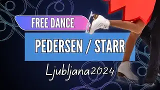 Yahli PEDERSEN / Benjamin STARR (USA) | Junior Ice Dance Free Dance | Ljubljana 2024