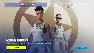 Recon Expert is Back in the Item Shop with No Hat style!!!