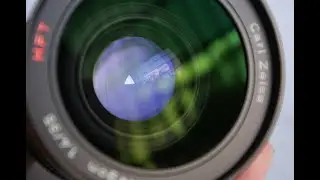 Zeiss DISTAGON HFT F1.4 35mm 3(!) blades iris lens Review with video samples.