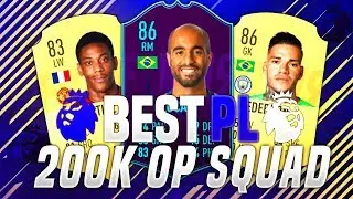 BEST 200K OVERPOWERED SQUAD IN FIFA 19 !! FT.MARTIAL, LUCAS POTM, EDERSON AND MORE ( FIFA 19 SQUAD )