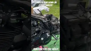COMPLETE TEAR DOWN ON EVERYTHINGS REGULAR NEW BUILD FROM COPART! #slidn #harleydavidson #builtbydre
