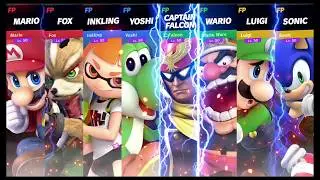Super Smash Bros Ultimate Amiibo Fights   Request #6311 4 Team Stage Morph Mario Kart Battle