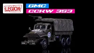 GMC CCKW 353 Truck With Mounted Gun Olive Drab US Army World War II 1/72 Diecast Model by Legion