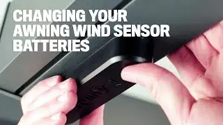 How to Change the Batteries in your Patio Awning Wind Vibration Sensor