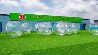 Inflatable Water Walking Roller Ball Zorb Ball by size 2m diameter  T11-284 from Chinee Inflatables