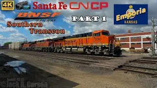 [4K 60fps] BNSF Southern Transcon Insanity Part 1 4/10/21 Feat ATSF, CN, Ex CP Holiday unit