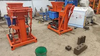 small manual diesel engine hydraform clay soil interlocking block machine with low price #clayblocks