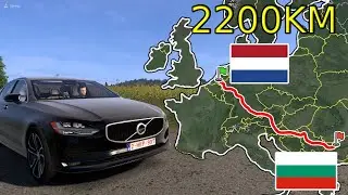 ETS2 Elite Car Experience (Eindhoven to Pleven) Netherlands to Bulgaria | Euro Truck Simulator 2