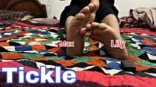 My Feet Have Names 😄 | Max & Lily Talking & Tickling | Relaxing Feet Care