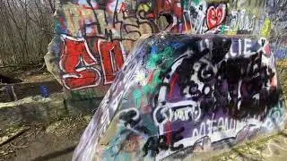 Checking out the Marl Factory Ruins & Hidden Train Rails | Scuppernong State Trail Adventure