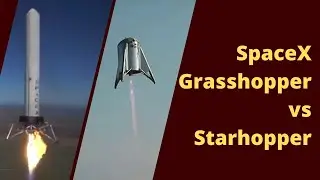 SpaceX Grasshopper vs Starhopper Testing