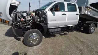 Silverado 5500HD 4x4 Crew Cab Dump Truck Walkaround