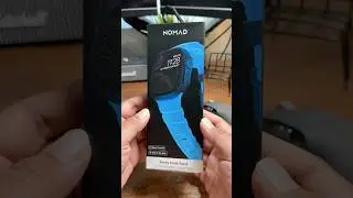 NOMAD Rocky Point Band Black Hardware - Icy Blue Glow in The Dark #applewatch #AppleWatchUltra2