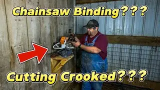 FIXING crooked cutting and binding CHAINSAWS! #295 #stihlchainsaw #stihl #chainsawman #chainsaw 