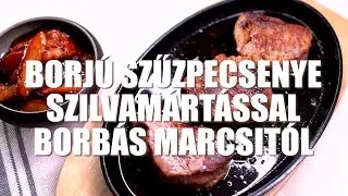 Borj&uacute; szűzpecsenye szilvam&aacute;rt&aacute;ssal Borb&aacute;s Marcsi konyh&aacute;j&aacute;b&oacute;l