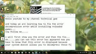 DECOMPRESSION ERROR [ FIXED : 100% WORKING ]