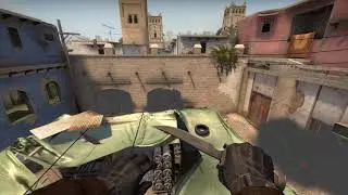 Mirage B site smokes with flash (64 tick)