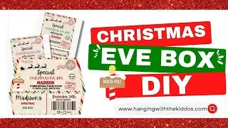 Christmas Eve Box DIY| Christmas Eve Box Labels Ideas| Canva&nbsp;Tutorial