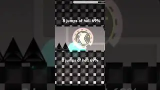 8 jumps of hell 69% #gaming #silentclubstep #geometrydash