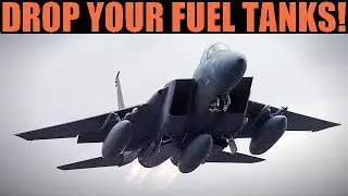 F-15C Eagle: почему перед боем ОБЯЗАТЕЛЬНО нужно сбросить топливные баки | DCS WORLD