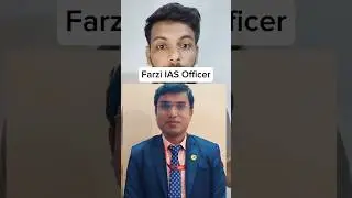 Intelligent Farzi IAS Officer 😨 #shorts