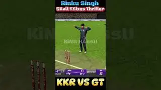 Final Over Thrillers | Rinku Singh 5 Ball 5 Sixes | RC24 #rc24 #cricket #shorts #shortsvideo #wcc3
