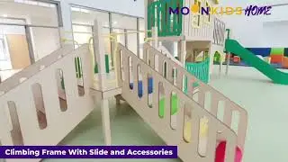 Climbing Frame With Slide and Accessories