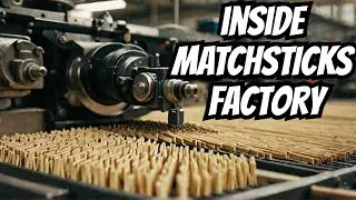 Inside Factory: How Matchsticks are made!!
