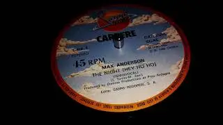 Max Anderson - The Night (Hey Ho Ho) ( Remix Vocal )  (1986)