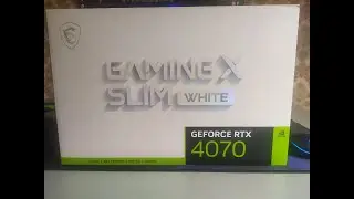 MSI RTX 4070 Gaming X Slim тест температур