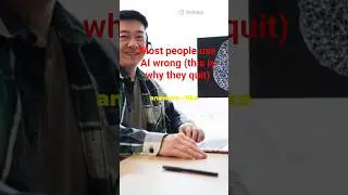 Most people use AI wrong this is why they quit #AI #AIMoney #SideHustle #YouTubeShorts #OnlineIncome