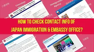 How to Check Contact Info of Immigration & Embassy Office?