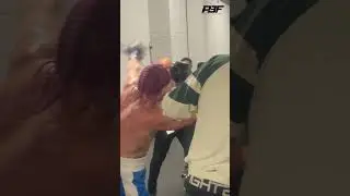 INSANE BRAWL BACK STAGE AT MISFITS 22 AFTER NATAN MARCON IS STOPPED BY CHASE DEMOOR #shorts